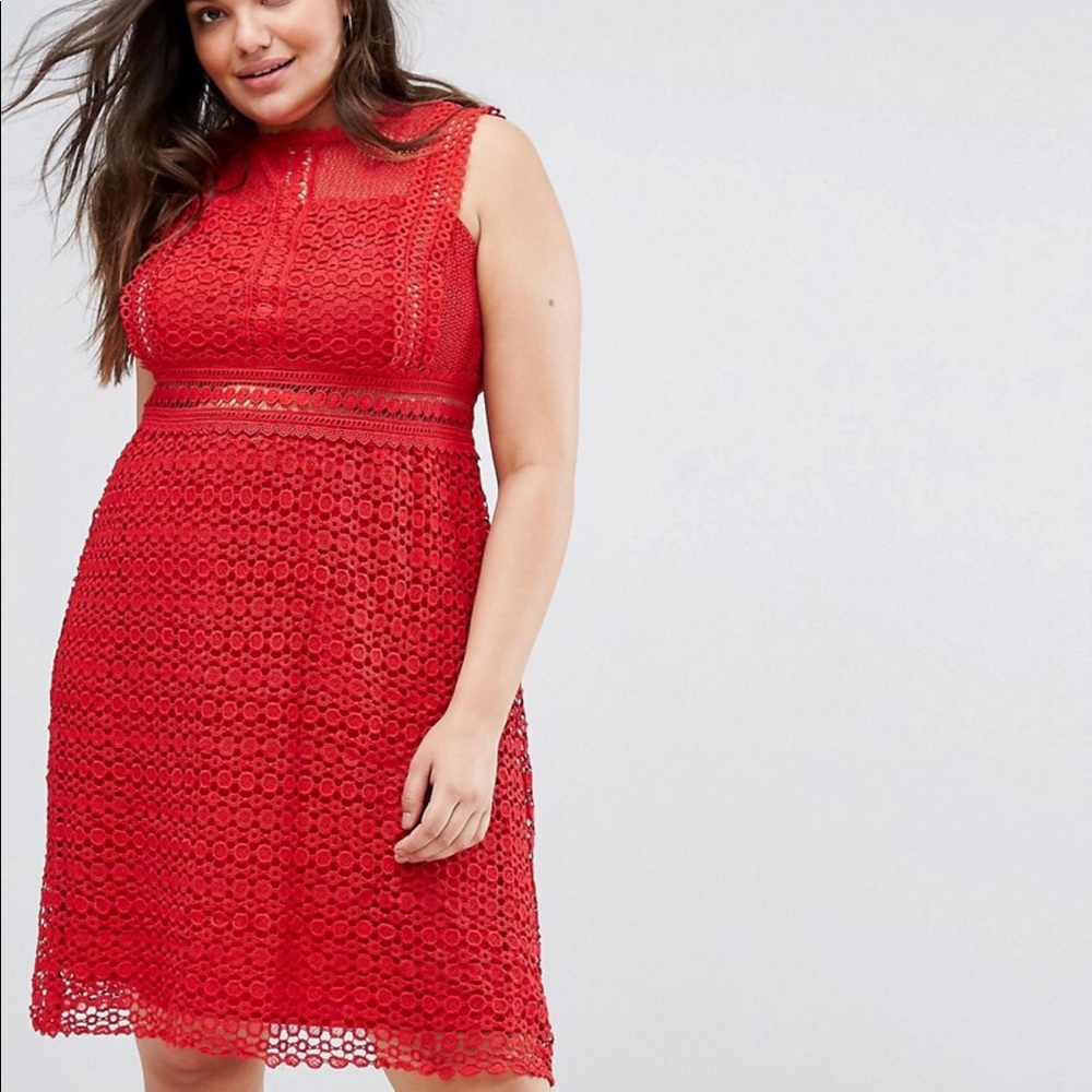 Red Lace Dress